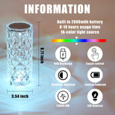 Crystal Touch Control LED Lamp Night Light
